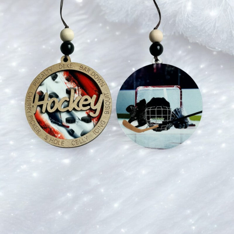 Hockey Christmas Ornament