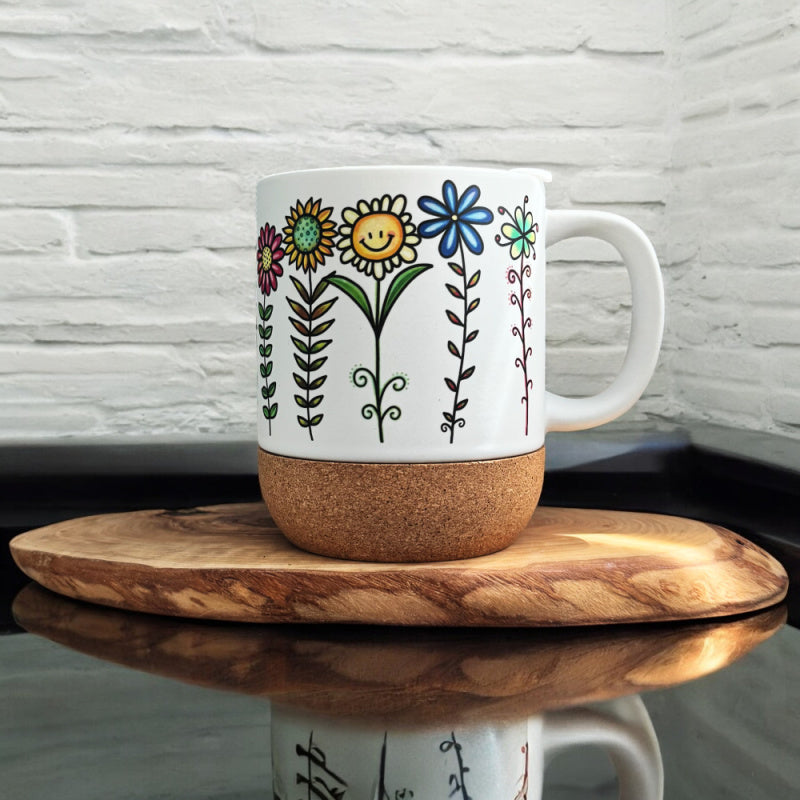 Cork Bottom Coffee Mug