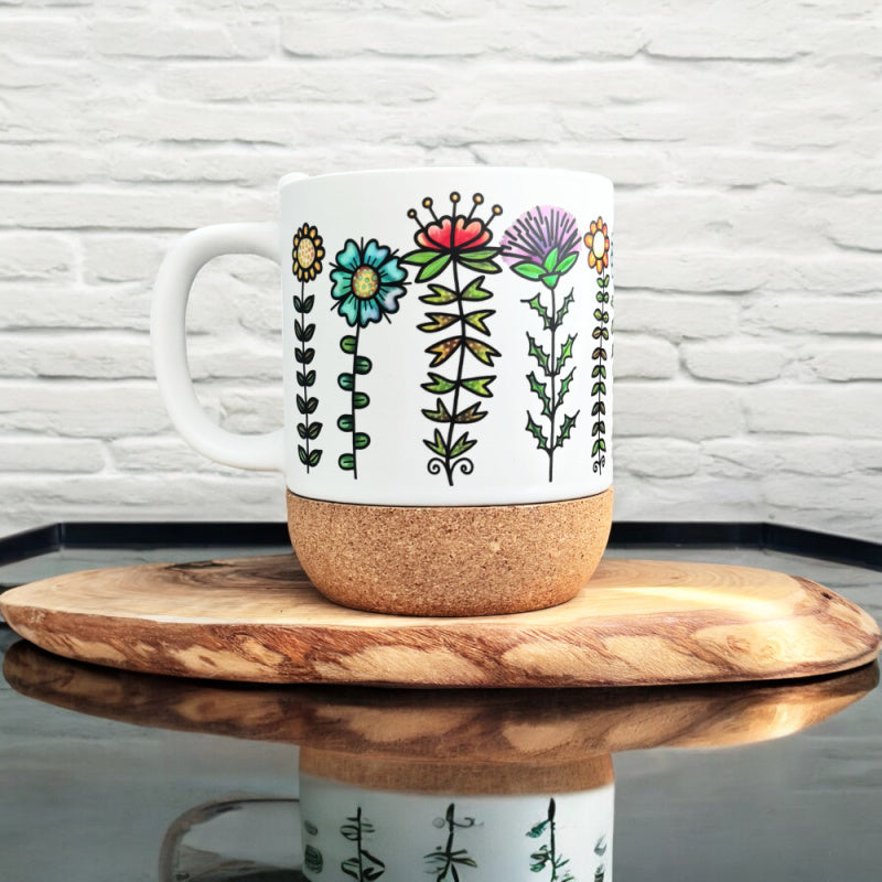 Cork Bottom Coffee Mug