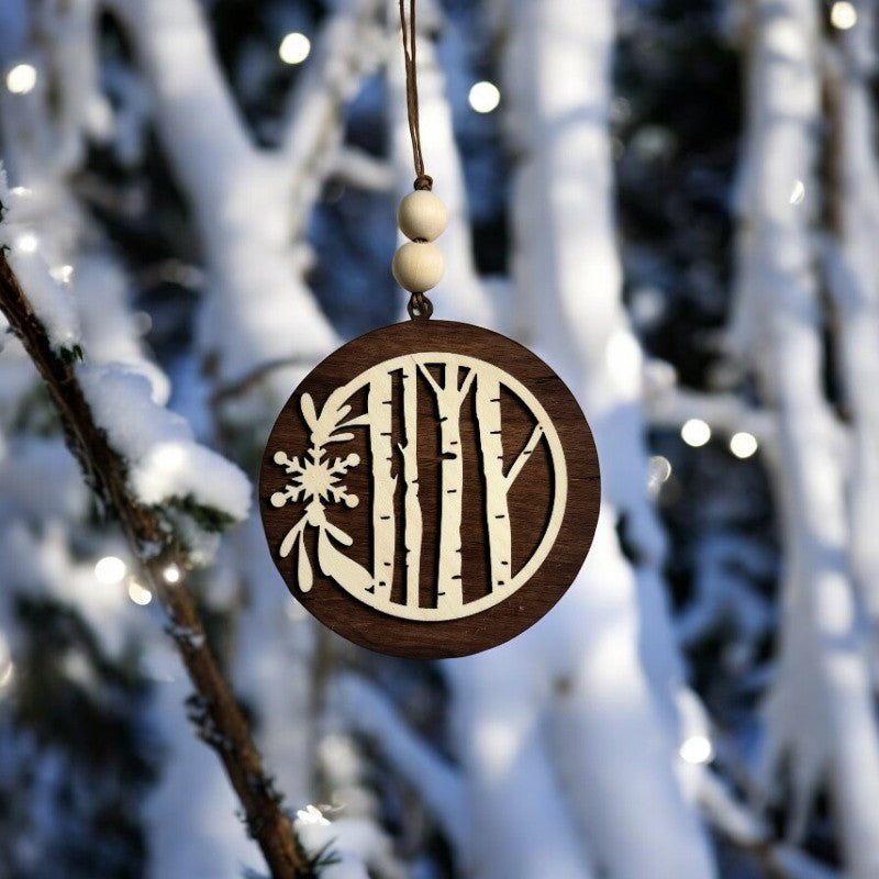 Rustic Woodland Christmas Ornaments