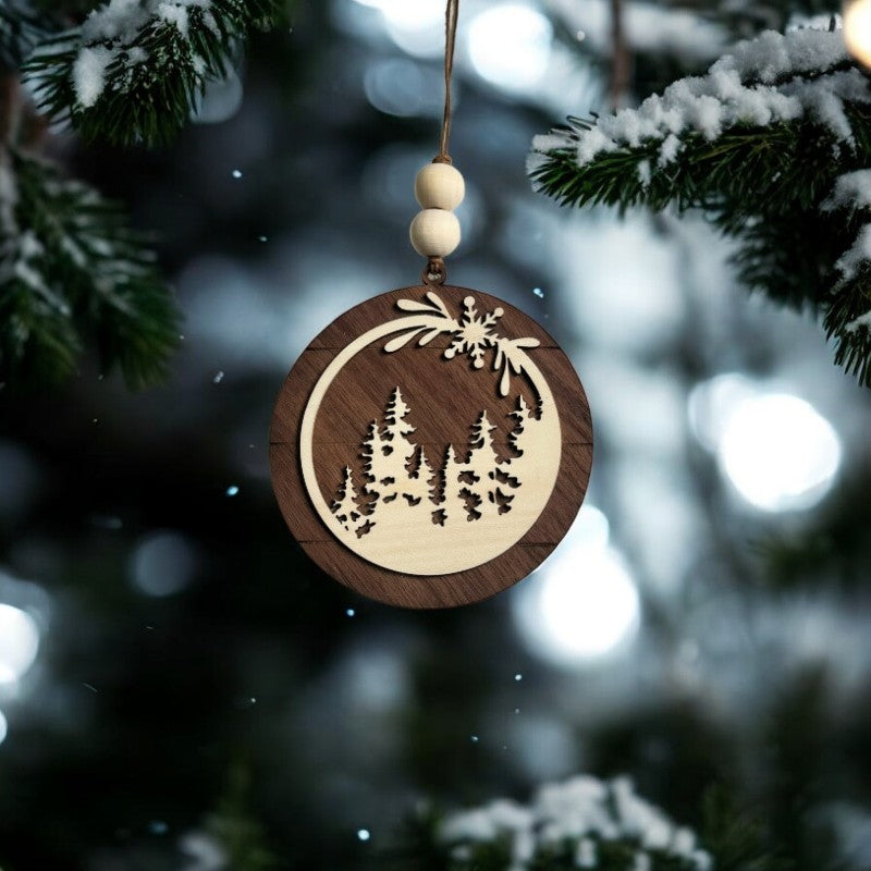 Rustic Woodland Christmas Ornaments