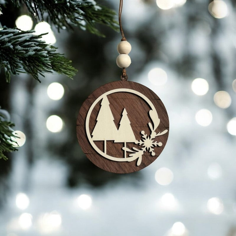 Rustic Woodland Christmas Ornaments