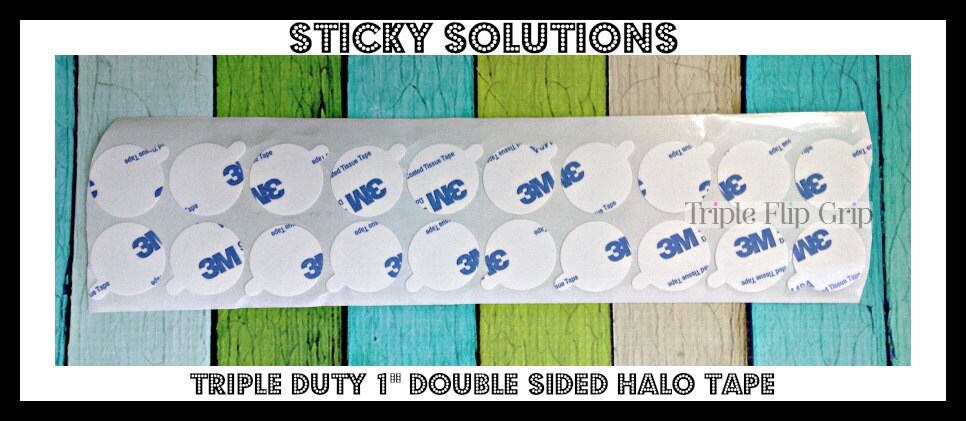 x60 1" (24mm) Sticky Solutions Double Sided Halo Adhesive Circles with 3M Adhesive.  Ideal for Wax Seals & Bottle cap jewelry